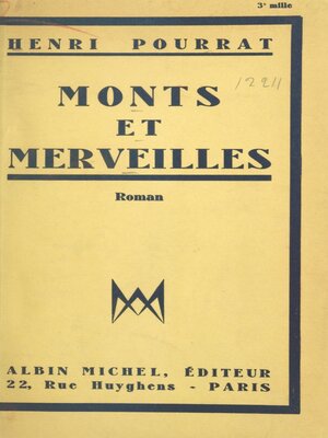 cover image of Monts et merveilles